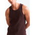 CAMISETA REGATA MASC MARROM ESCURO
