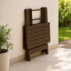 Mesa plegable de jardín resistente MADERA