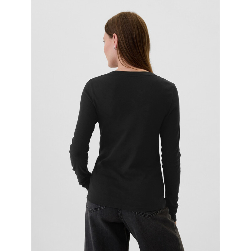 V-LS FAV CREW SLD TRUE BLACK