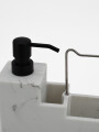 DISPENSADOR CON PORTA ESPONJA BLANCO (V)