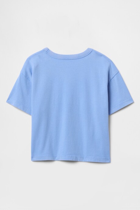 Remera Washed Toddler Niño Shirting Blue