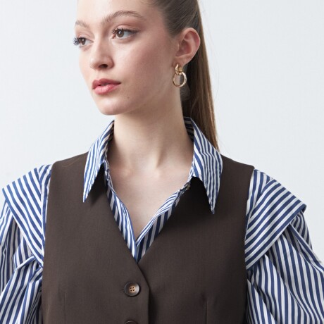 CHALECO EVERLY Chocolate