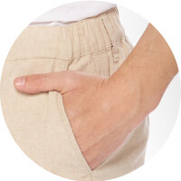 Pantalones con cintura elastizada
