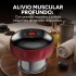 Masajeador Eléctrico Ventosa Vacío Recargable Terapeutico Color Rojo