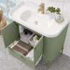 MUEBLE DE BAÑO ARRAIAL 80CM CON BOTIQUIN COLOR VERDE Mueble De Baño Arraial 80cm Con Botiquin Color Verde