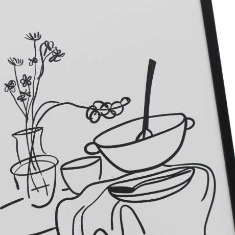 CUADRO SPAGHETTI I, 40 BLANCO PAPEL WI242005A