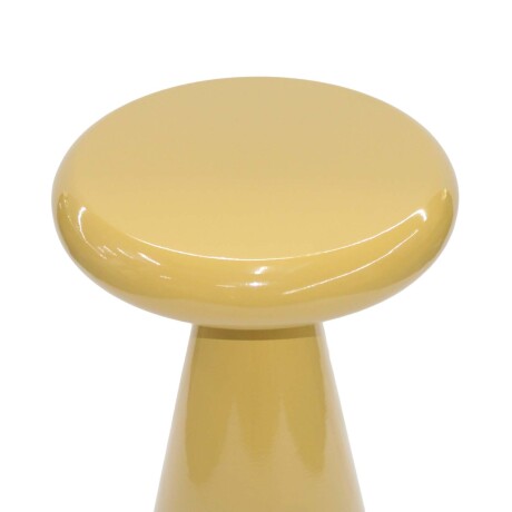 MESA LATERAL METAL AMARILLO SAGGITA MOSTAZA