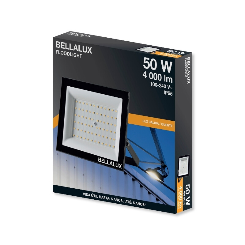 FOCO LED BELLALUX G6 50W Foco LED BELLALUX G6 50W Luz Calida