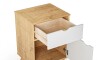 Mesa de luz 1 Cajón 1 Puerta - Linea Dublín Blanco