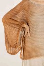 PONCHO TEJIDO Naranja