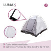 Carpa Igloo Lumax 3/4 Personas Con Sobretecho Y Mosquitero Para Camping Carpa Igloo Lumax 3/4 Personas Con Sobretecho Y Mosquitero Para Camping