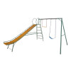 Juego Combinado Infantil con tobogán N°5. 1hamacas de cincha y trapecio. Juego Combinado Infantil con tobogán N°5. 1hamacas de cincha y trapecio.