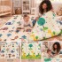 Alfombra Plegable Para Bebes Niños Reversible Antigolpes IMBACK Color Beige Alfombra Plegable Para Bebes Niños Reversible Antigolpes IMBACK Color Beige
