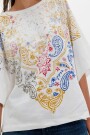 REMERA HEIRLOOM PRINT Marfil