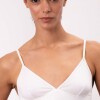 Soutien Triángulo María – Triángulo en algodón suave, delicado y cómodo Crema