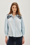Camisa Louise Gypsy Celeste