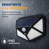 Foco Exterior Solar Sensor Movimiento Bateria 100 Leds Foco Exterior Solar Sensor Movimiento Bateria 100 Leds