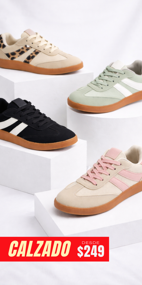 CALZADO DESDE $249