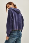 Buzo Over Crop Azul