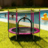 Cama Elastica de 1.40M Trampolin Saltarin con Red Proteccion y refuerzo seguridad IMBACK Color Rosa Cama Elastica de 1.40M Trampolin Saltarin con Red Proteccion y refuerzo seguridad IMBACK Color Rosa
