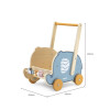 Caminador Madera Carrito Elefante Bebe Polar B Caminador Madera Carrito Elefante Bebe Polar B