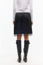 MIDI SATIN LACE Negro