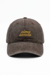 PREVENTA Cap bordado alma lavada marrón