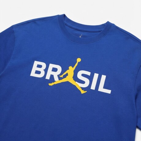 REMERA NIKE JORDAN M J 85 SS LOGO CREW P Blue