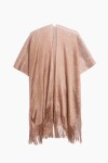 Ruana lurex party beige