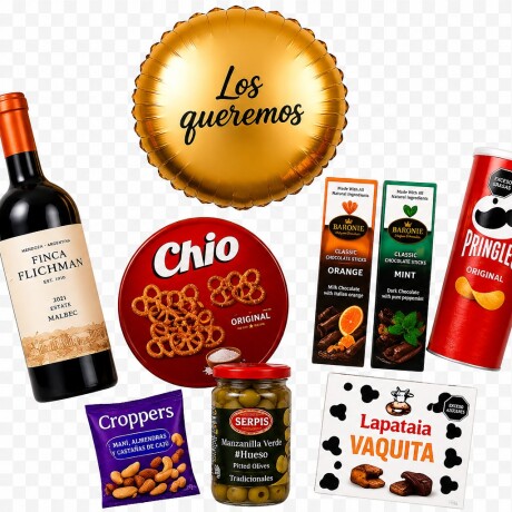 Canasta Gourmet para Abuelos con Vino y Chocolates Canasta Gourmet para Abuelos con Vino y Chocolates