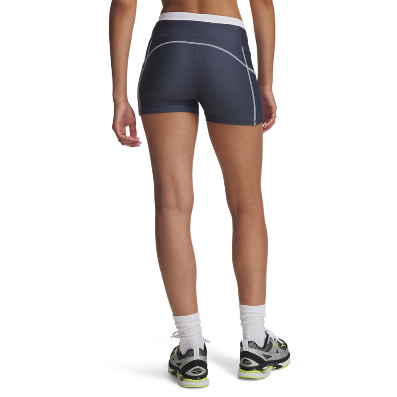 UA HeatGear Novelty Shorty-BRN GRY-044