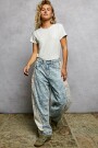 PANTALON BARREL Denim