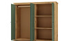 Ropero 4 Puertas 4 Cajones Madera Natural - Mari Verde