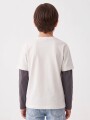 REMERA SPIDER OFF WHITE