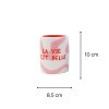 VC-QR Vaso De Cerámica 10cm Marca Que Rico - La Vie