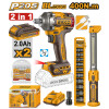 SUPER COMBO A BATERIA LLAVE DE IMPACTO 400NM 20V + LINTERNA RECARGABLE + DADOS I SUPER COMBO A BATERIA LLAVE DE IMPACTO 400NM 20V + LINTERNA RECARGABLE + DADOS I