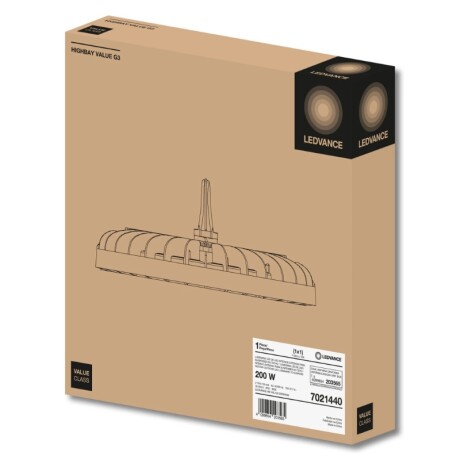 CAMPANA LEDVANCE OSRAM HIGHBAY VALUE G3 200W Campana LEDVANCE OSRAM Highbay Value G3 200W 6500K