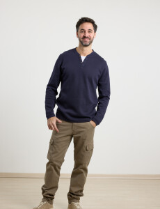 520911 T-SHIRT HARRY Azul Oscuro