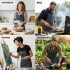 Delantal Gastronómico Unisex Jean Cocina Barbería Asado Chef IMBACK Delantal Gastronómico Unisex Jean Cocina Barbería Asado Chef IMBACK