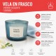 Vela en Frasco D10X8CM VERDE