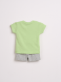 CONJUNTO REMERA + SHORT GUIU VERDE
