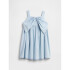SL DNM BOW DRESS MEDIUM WASH
