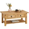 Mesa De Living 2 Cajones Natural Herli Mesa De Living 2 Cajones Natural Herli