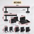 Set De Accesorios Para Baño Juego 10 Piezas Acero Inoxidable IMBACK Color Negro Set De Accesorios Para Baño Juego 10 Piezas Acero Inoxidable IMBACK Color Negro