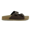 Sandalias Hombre Br Sport Dos Tiras Con Hebillas Cafe