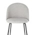 Silla Comedor X4 Combohome Cali Eames Acolchada Tela Premium Blanco 1