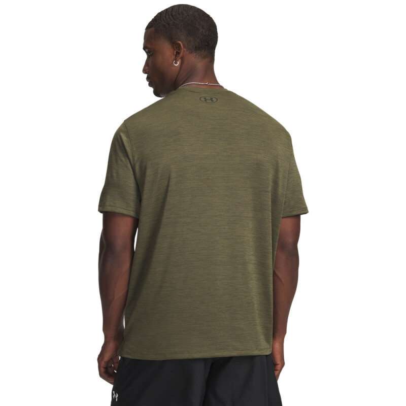 UA Tech Vent SS-BLU GRN-390