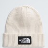 Gorro kids TNF Logo Box Cuffed Beanie White Dune