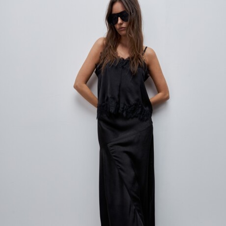 FALDA BRUNA Negro
