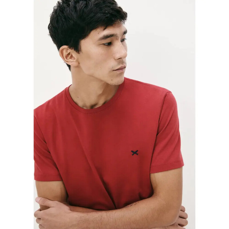 CAMISETA MM MASC VERMELHO
